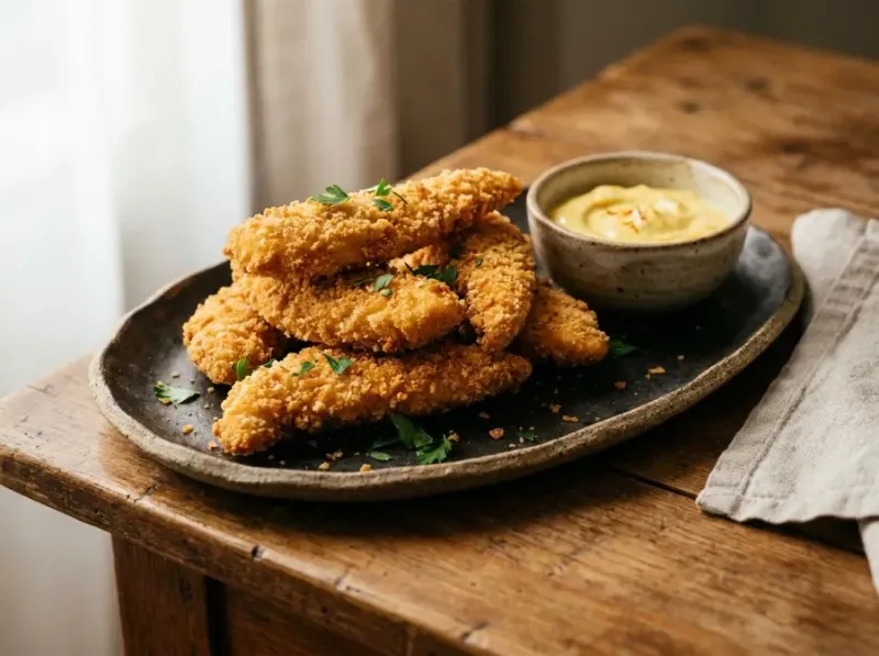 Tiras de pollo